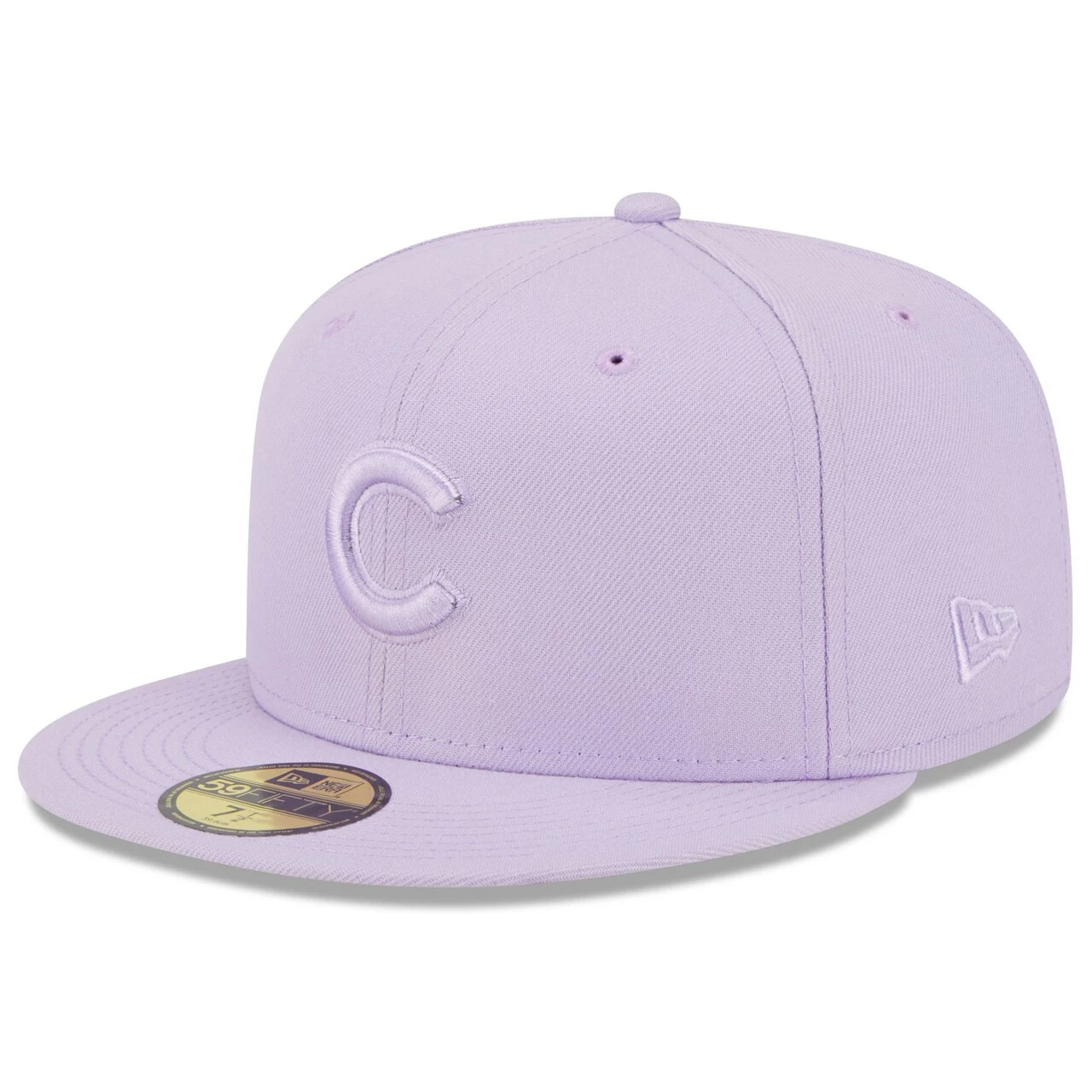 Men's Chicago Cubs New Era Lavender 2023 Spring Color Basic 59FIFTY Fitted Hat