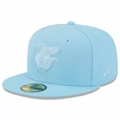 Men's Baltimore Orioles New Era Light Blue 2023 Spring Color Basic 59FIFTY Fitted Hat