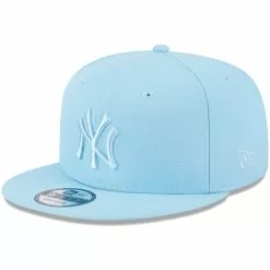Men's New York Yankees New Era Light Blue Spring Color Basic 9FIFTY Snapback Hat