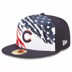 Men's Chicago Cubs New Era Navy 2022 4th Of July On-Field 59FIFTY Fitted Hat
