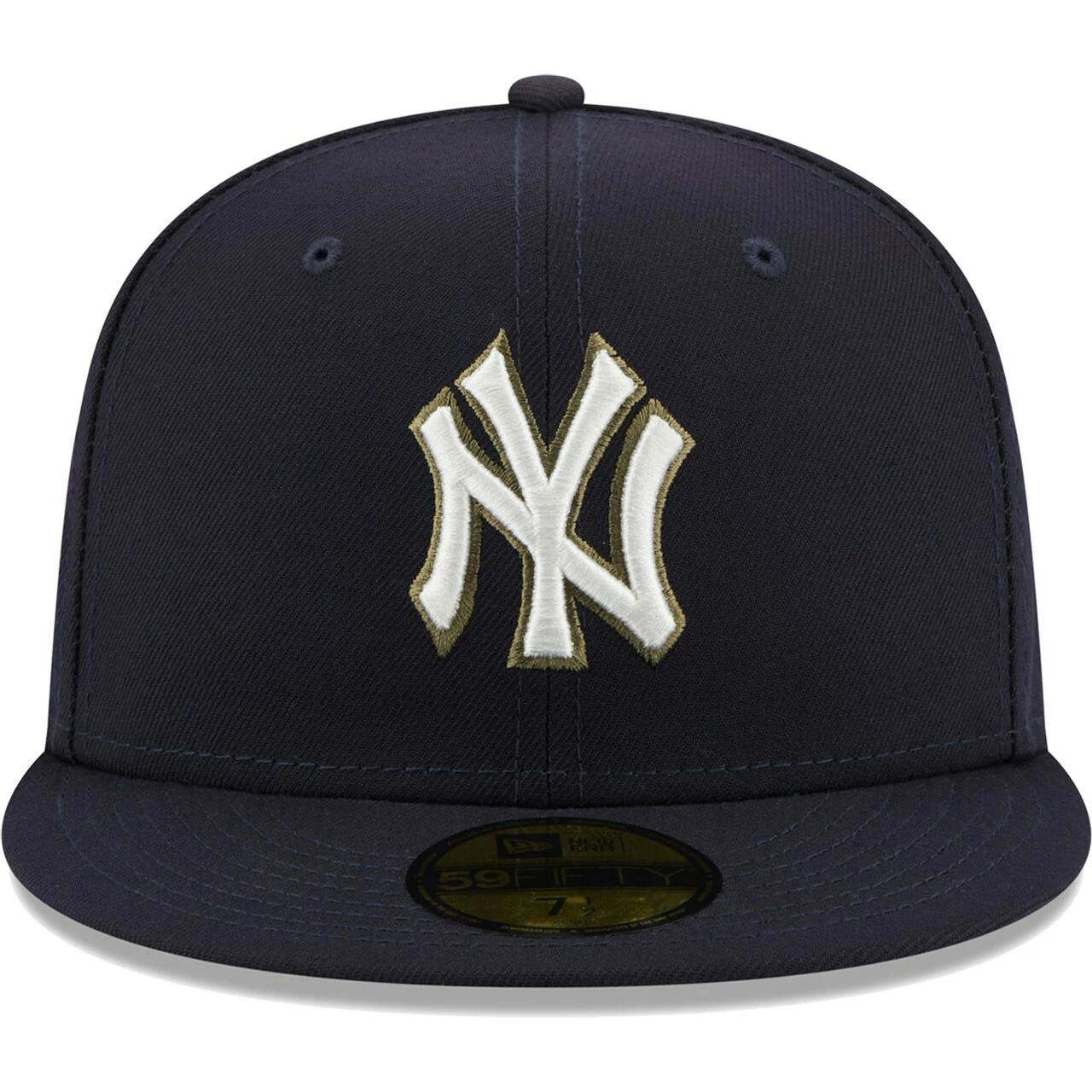 Men's New York Yankees New Era Navy 100th Anniversary Spring Training Botanical 59FIFTY Fitted Hat - Image 2