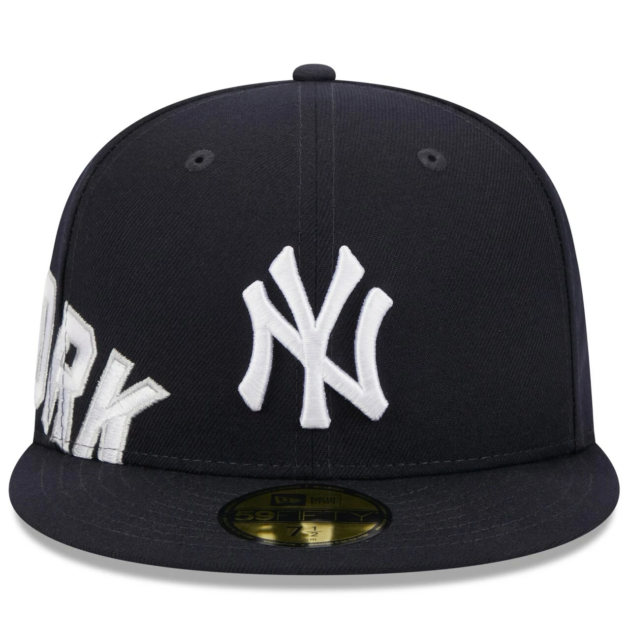 Men's New York Yankees New Era Navy Arch 59FIFTY Fitted Hat - Image 2