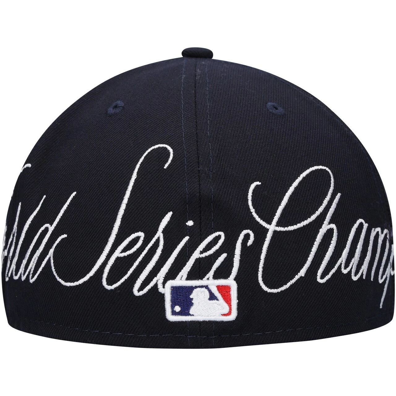 Men's New York Yankees New Era Navy Historic World Series Champions 59FIFTY Fitted Hat - Image 4