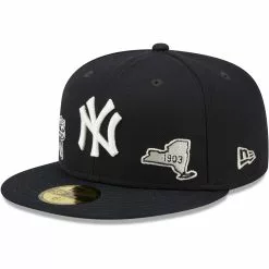 Men's New York Yankees New Era Navy Identity 59FIFTY Fitted Hat