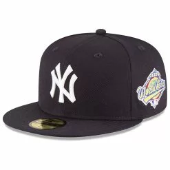 Men's New York Yankees New Era Navy Side Patch 1996 World Series 59FIFTY Fitted Hat