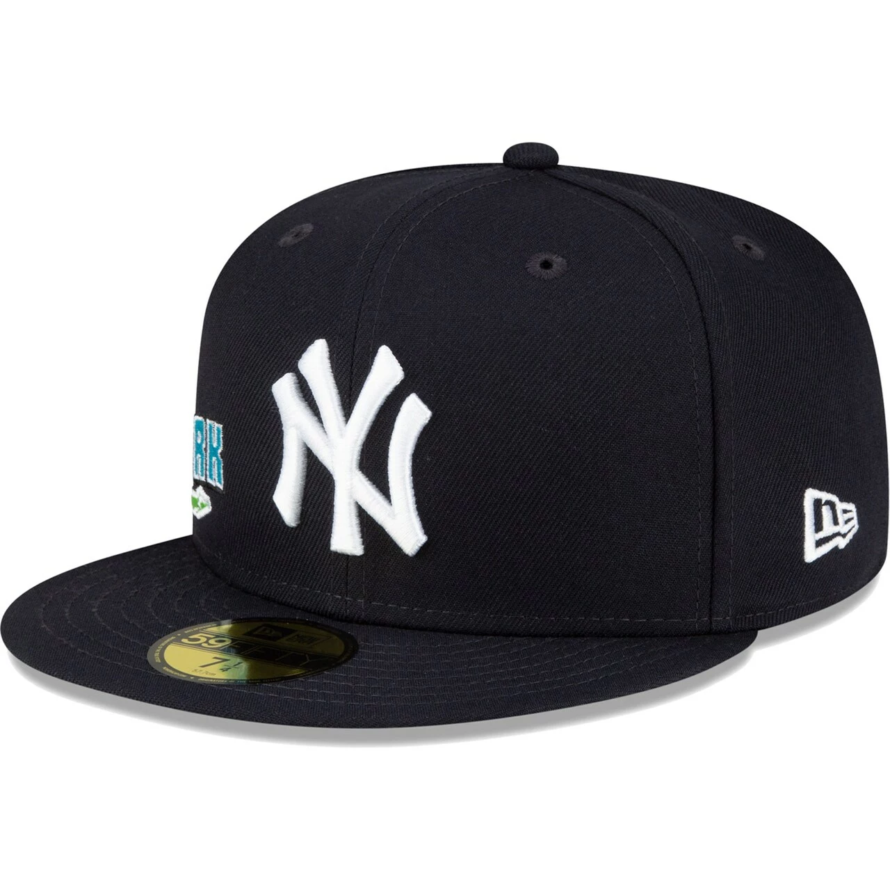 Men's New York Yankees New Era Navy Stateview 59FIFTY Fitted Hat - Image 3