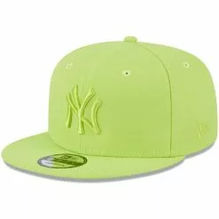 Men's New York Yankees New Era Neon Green Spring Color Basic 9FIFTY Snapback Hat