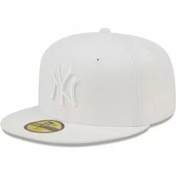 Men's New York Yankees New Era White On White 59FIFTY Fitted Hat