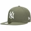 Men's New York Yankees New Era Olive White Logo 59FIFTY Fitted Hat