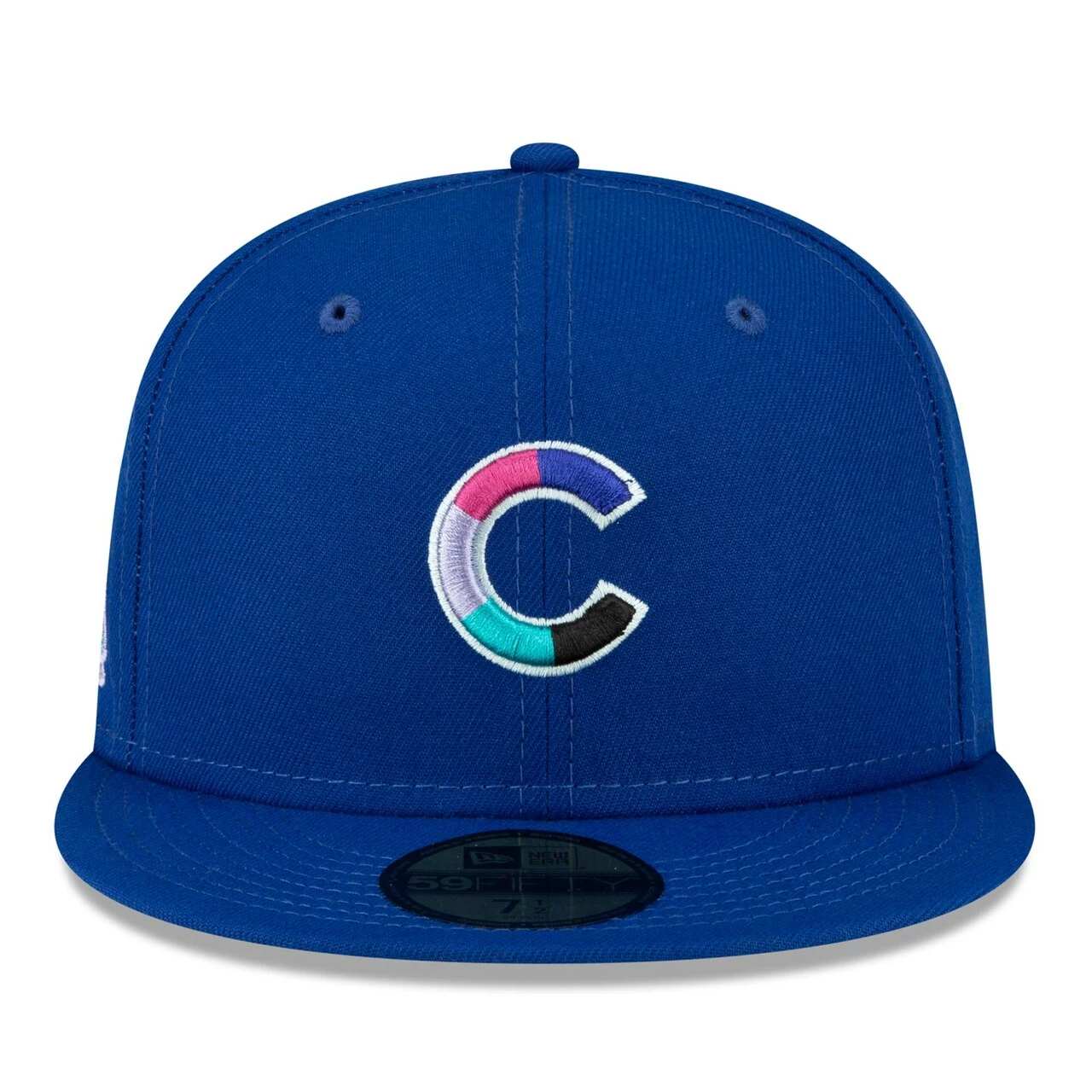 Men's Chicago Cubs New Era Royal 2016 World Series Polar Lights 59FIFTY Fitted Hat - Image 2