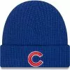 Men's Chicago Cubs New Era Royal Logo Cuffed Knit Hat