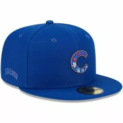 Men's Chicago Cubs New Era Royal Script Fill 59FIFTY Fitted Hat