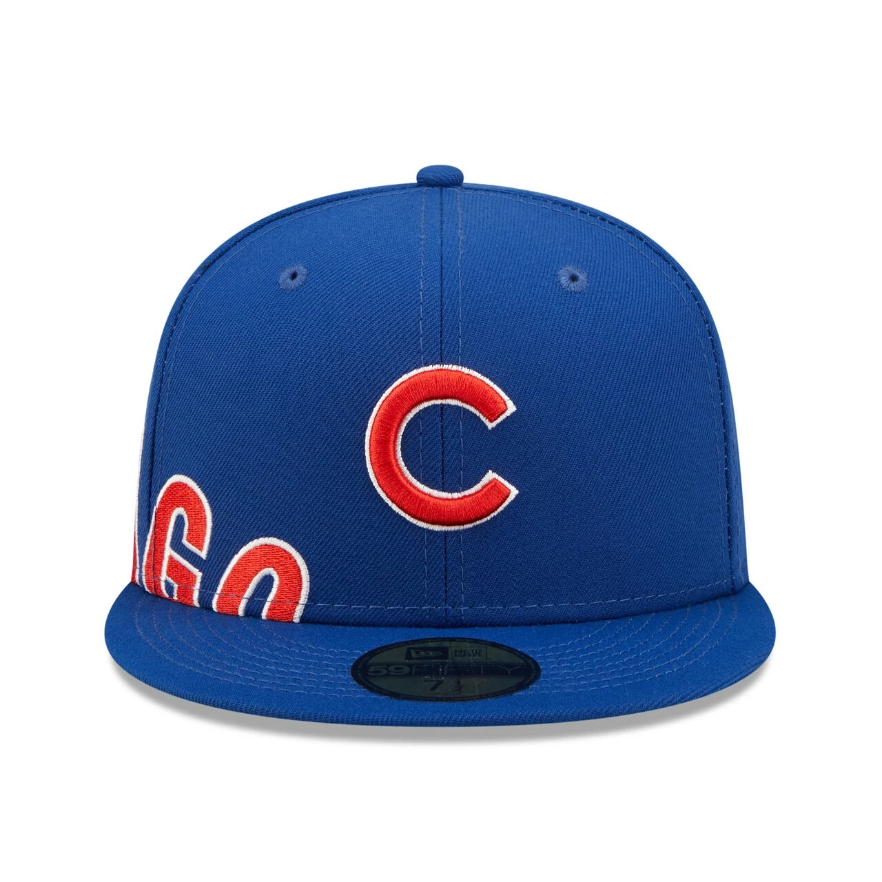Men's Chicago Cubs New Era Royal Sidesplit 59FIFTY Fitted Hat - Image 2