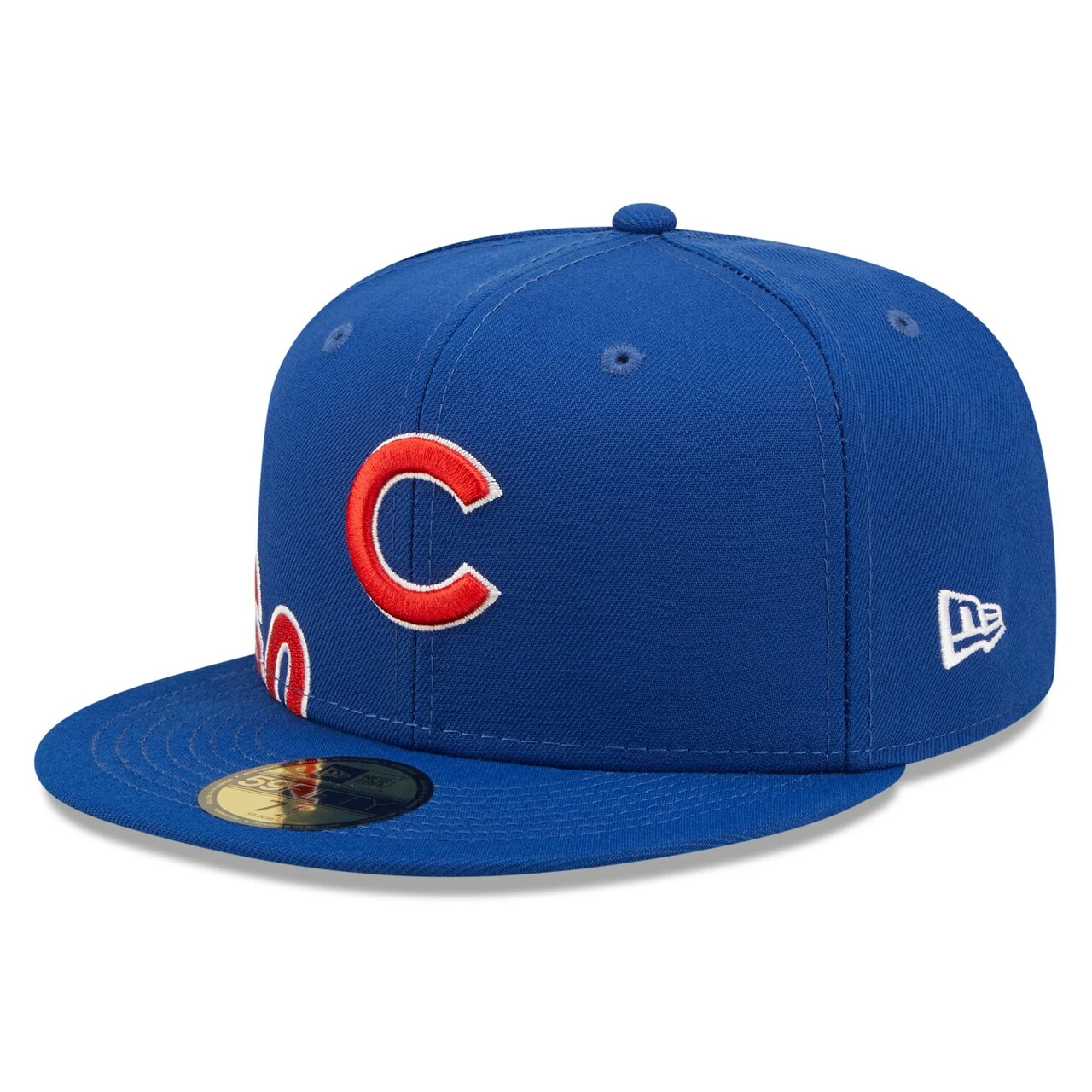 Men's Chicago Cubs New Era Royal Sidesplit 59FIFTY Fitted Hat - Image 3