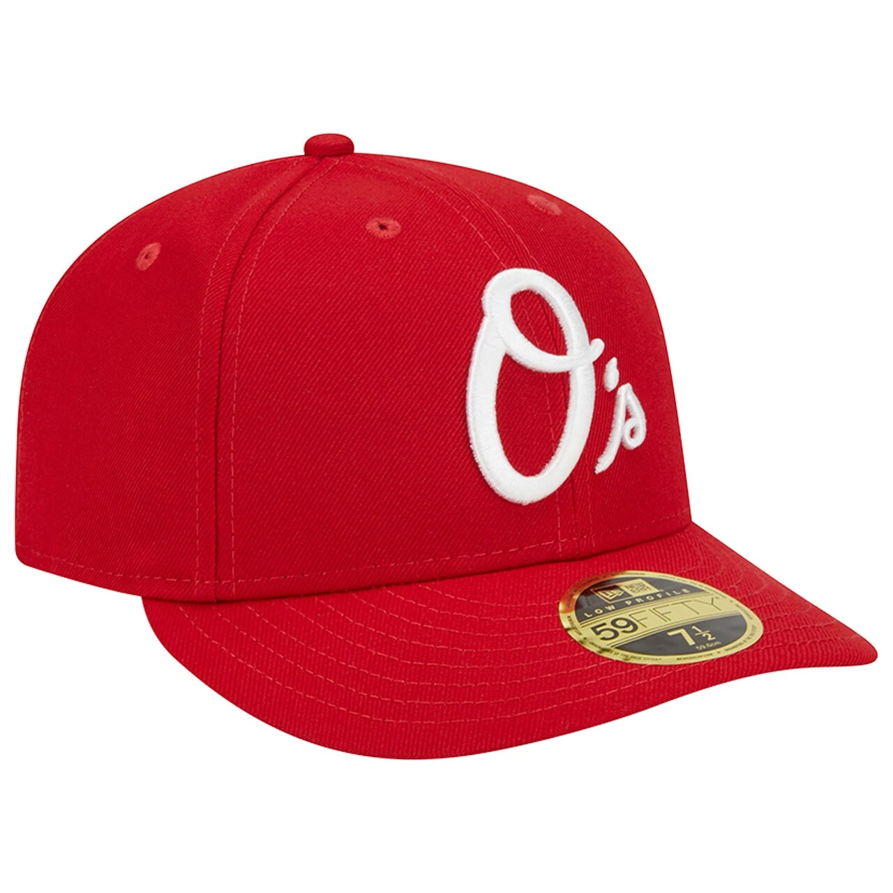 Men's Baltimore Orioles New Era Scarlet Low Profile 59FIFTY Fitted Hat - Image 3