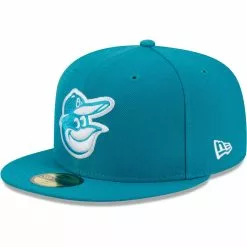 Men's Baltimore Orioles New Era Turquoise 59FIFTY Fitted Hat