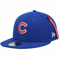 Men's Chicago Cubs New Era X Alpha Industries Royal 59FIFTY Fitted Hat