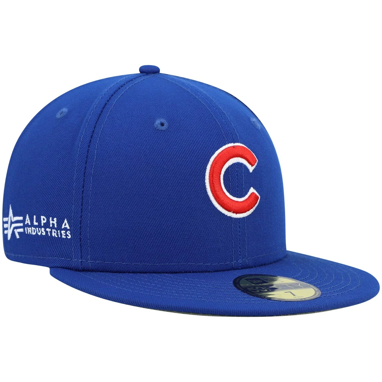 Men's Chicago Cubs New Era X Alpha Industries Royal 59FIFTY Fitted Hat - Image 3
