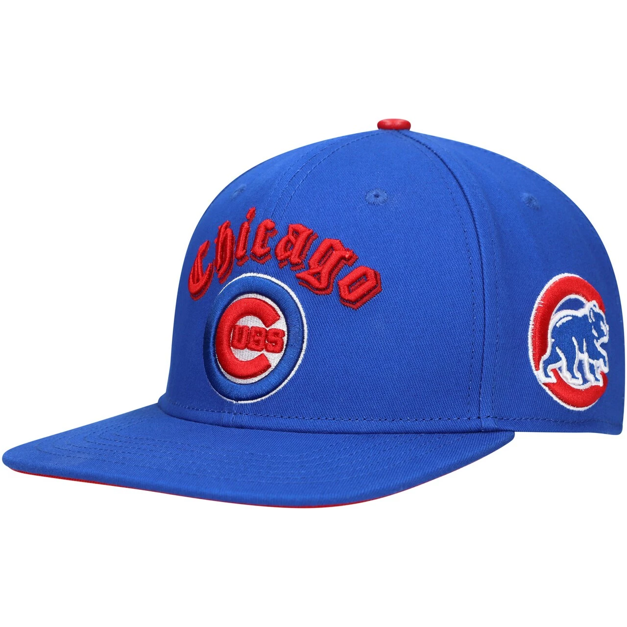 Men's Chicago Cubs Pro Standard Royal Old English Snapback Hat