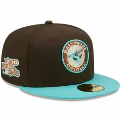 Men's Baltimore Orioles New Era Brown/Mint 1983 World Series Walnut Mint 59FIFTY Fitted Hat