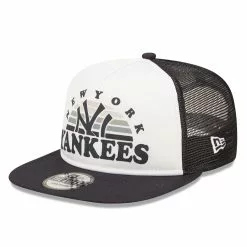 Men's New York Yankees New Era White/Navy Gradient Golfer 9FIFTY Snapback Hat