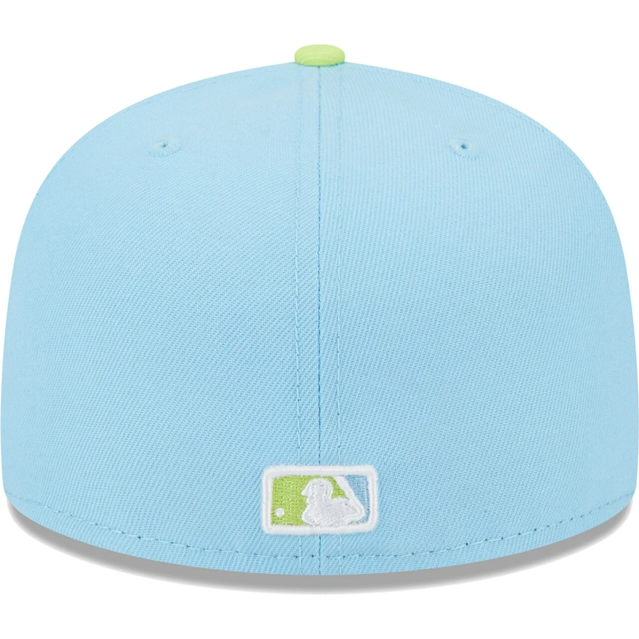 Men's Chicago Cubs New Era Light Blue/Neon Green Spring Color Two-Tone 59FIFTY Fitted Hat - Image 4
