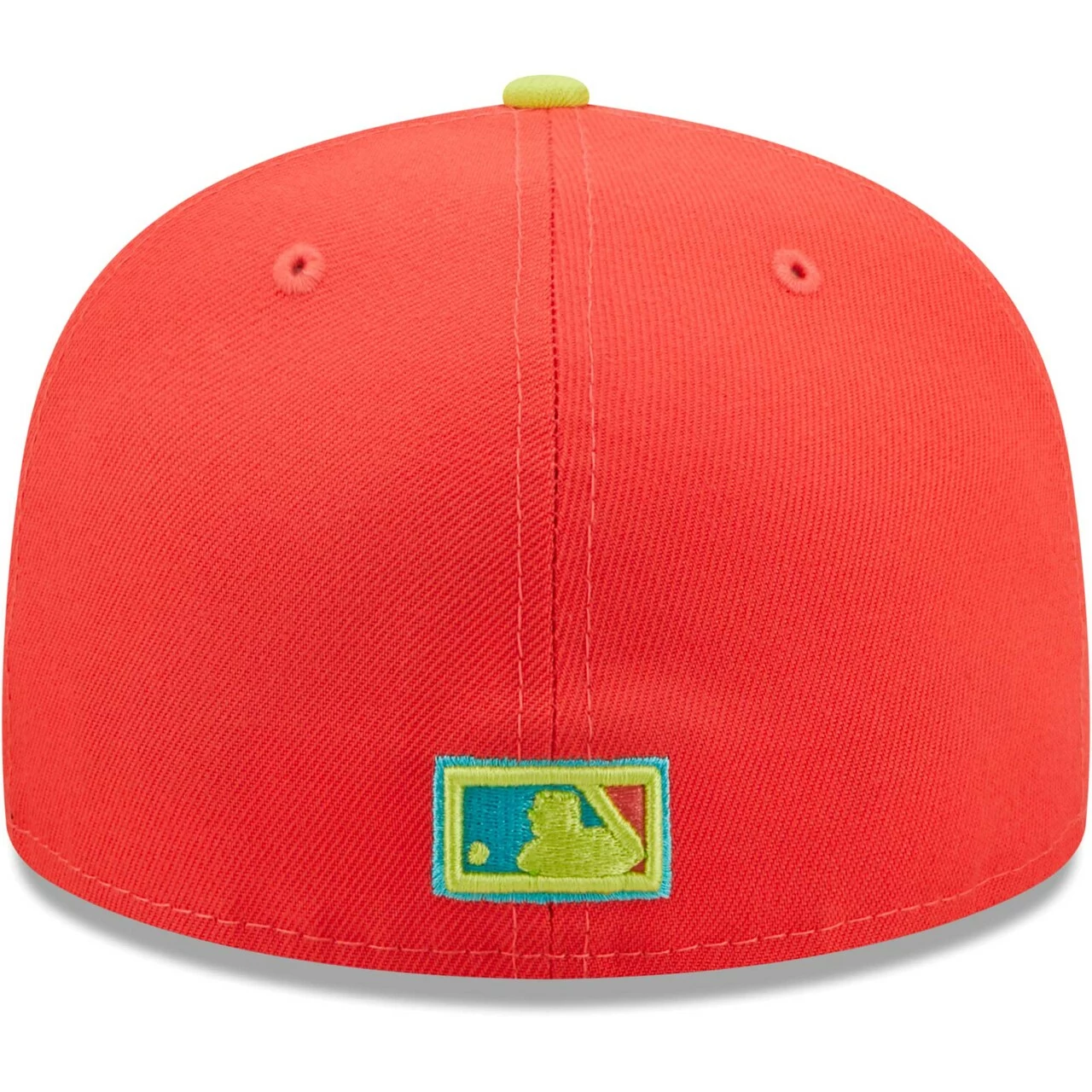 Men's New York Yankees New Era Red/Neon Green Lava Highlighter Combo 59FIFTY Fitted Hat - Image 4