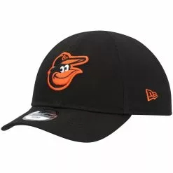 Newborn & Infant Baltimore Orioles New Era Black My First 9TWENTY Stretch Fit Hat