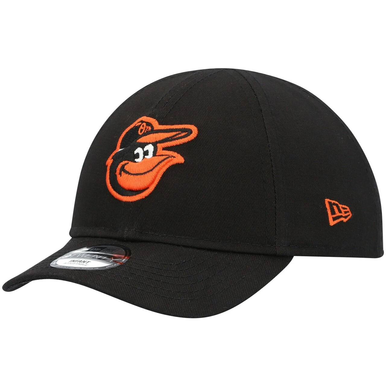 Newborn & Infant Baltimore Orioles New Era Black My First 9TWENTY Stretch Fit Hat