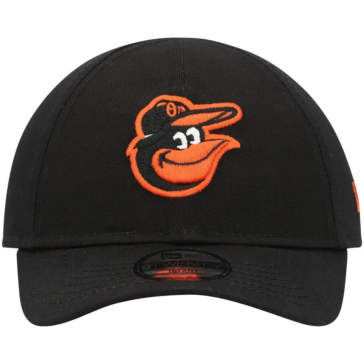 Newborn & Infant Baltimore Orioles New Era Black My First 9TWENTY Stretch Fit Hat - Image 2