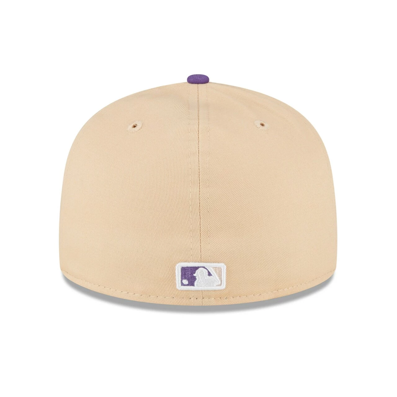 Men's Chicago Cubs New Era Peach/Purple Wrigley Field Side Patch 59FIFTY Fitted Hat - Image 4