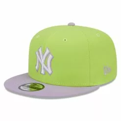 Men's New York Yankees New Era Neon Green/Purple Spring Basic Two-Tone 9FIFTY Snapback Hat