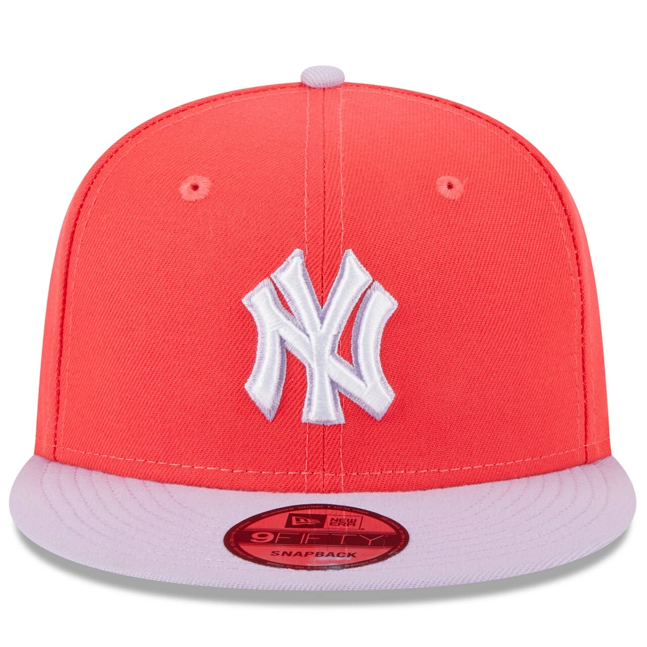 Men's New York Yankees New Era Red/Purple Spring Basic Two-Tone 9FIFTY Snapback Hat - Image 2