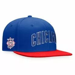 Men's Chicago Cubs Fanatics Branded Royal/Red Fundamental Two-Tone Fitted Hat