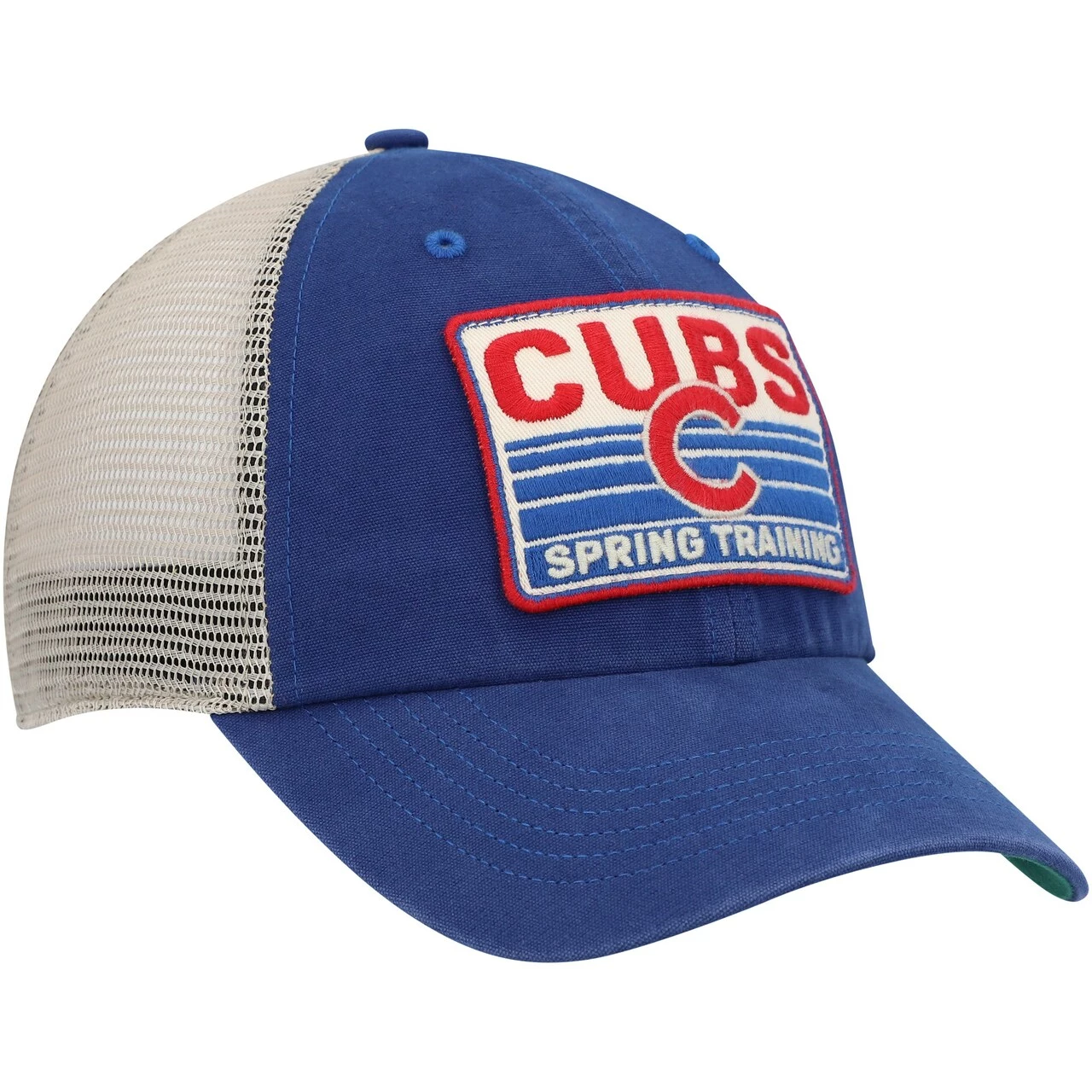 Men's Chicago Cubs '47 Royal/Tan Four Stroke Clean Up Trucker Snapback Hat - Image 3