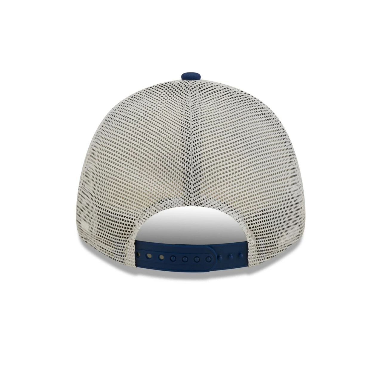 Men's Chicago Cubs New Era Royal/White Logo Patch 9FORTY Trucker Snapback Hat - Image 4