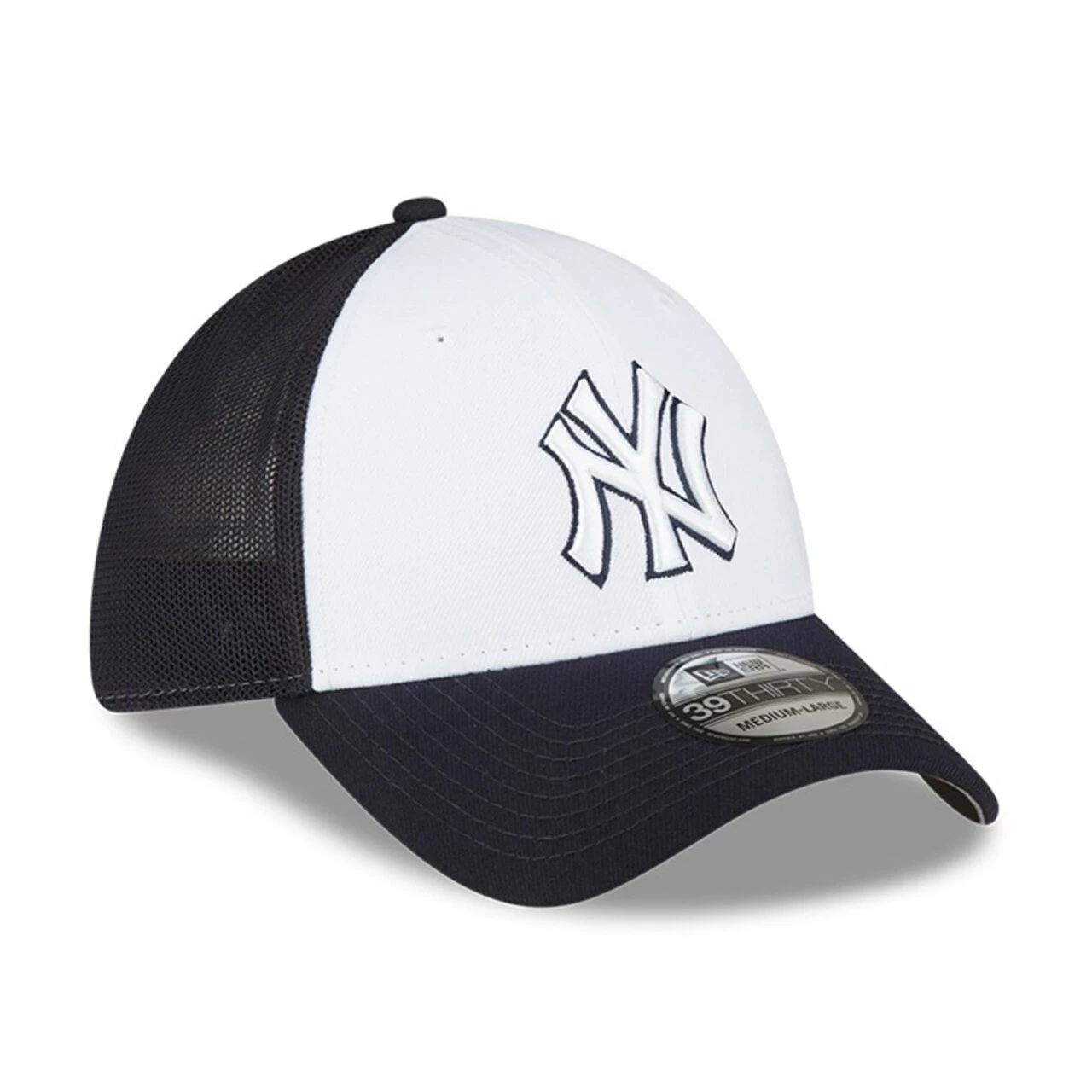 Men's New York Yankees New Era Navy/White 2023 On-Field Batting Practice 39THIRTY Flex Hat - Image 3