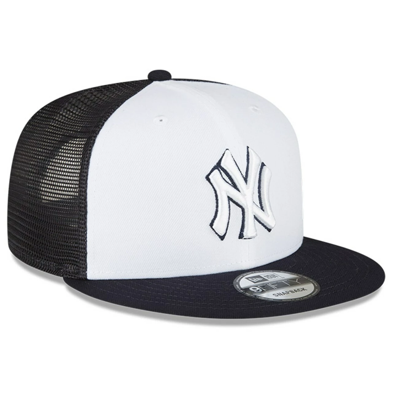 Men's New York Yankees New Era Navy/White 2023 On-Field Batting Practice 9FIFTY Snapback Hat - Image 3