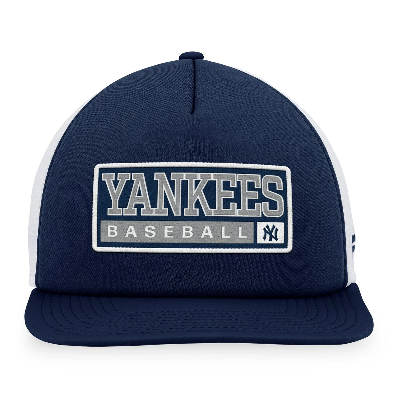 Men's New York Yankees Majestic Navy/White Foam Trucker Snapback Hat - Image 2