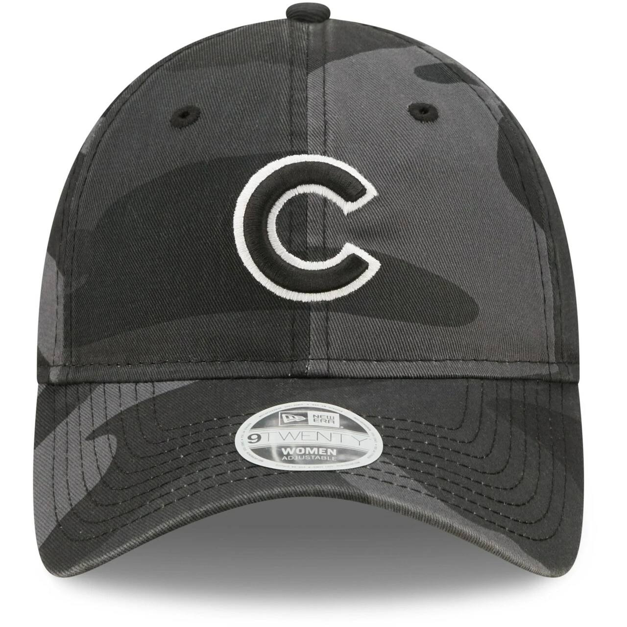 Women's Chicago Cubs New Era Graphite Midnight Camo Core Classic 9TWENTY Adjustable Hat - Image 2