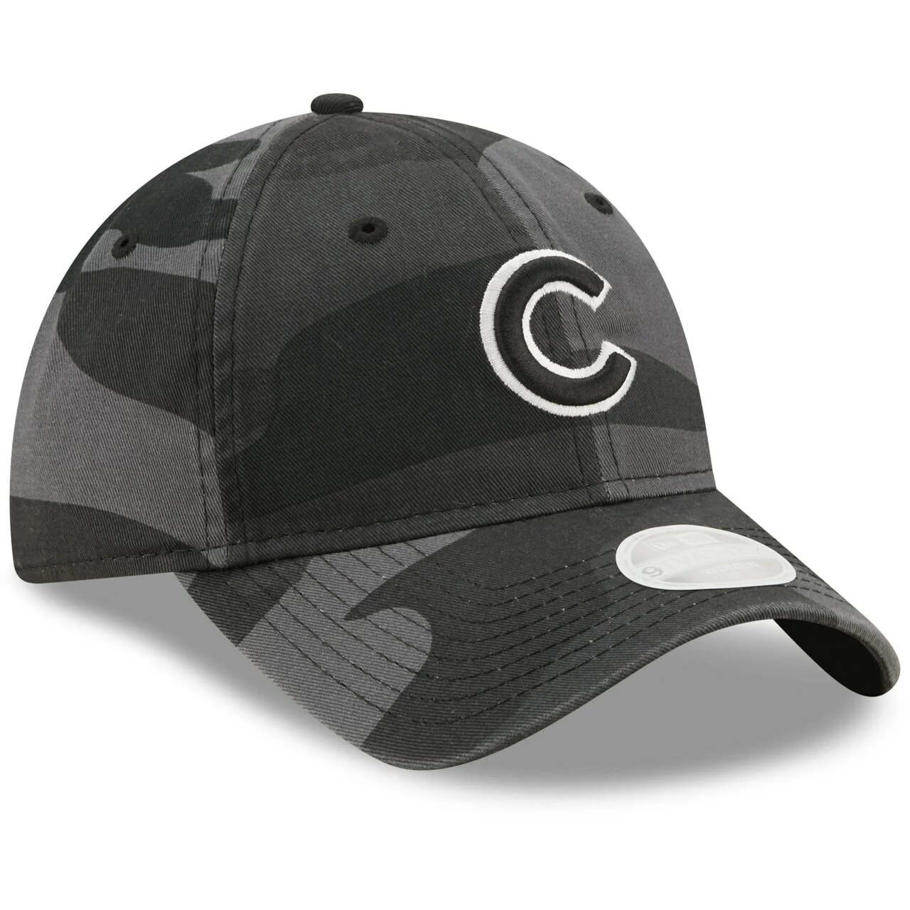 Women's Chicago Cubs New Era Graphite Midnight Camo Core Classic 9TWENTY Adjustable Hat - Image 3