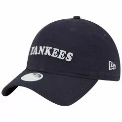 Women's New York Yankees New Era Navy Shoutout 9TWENTY Adjustable Hat