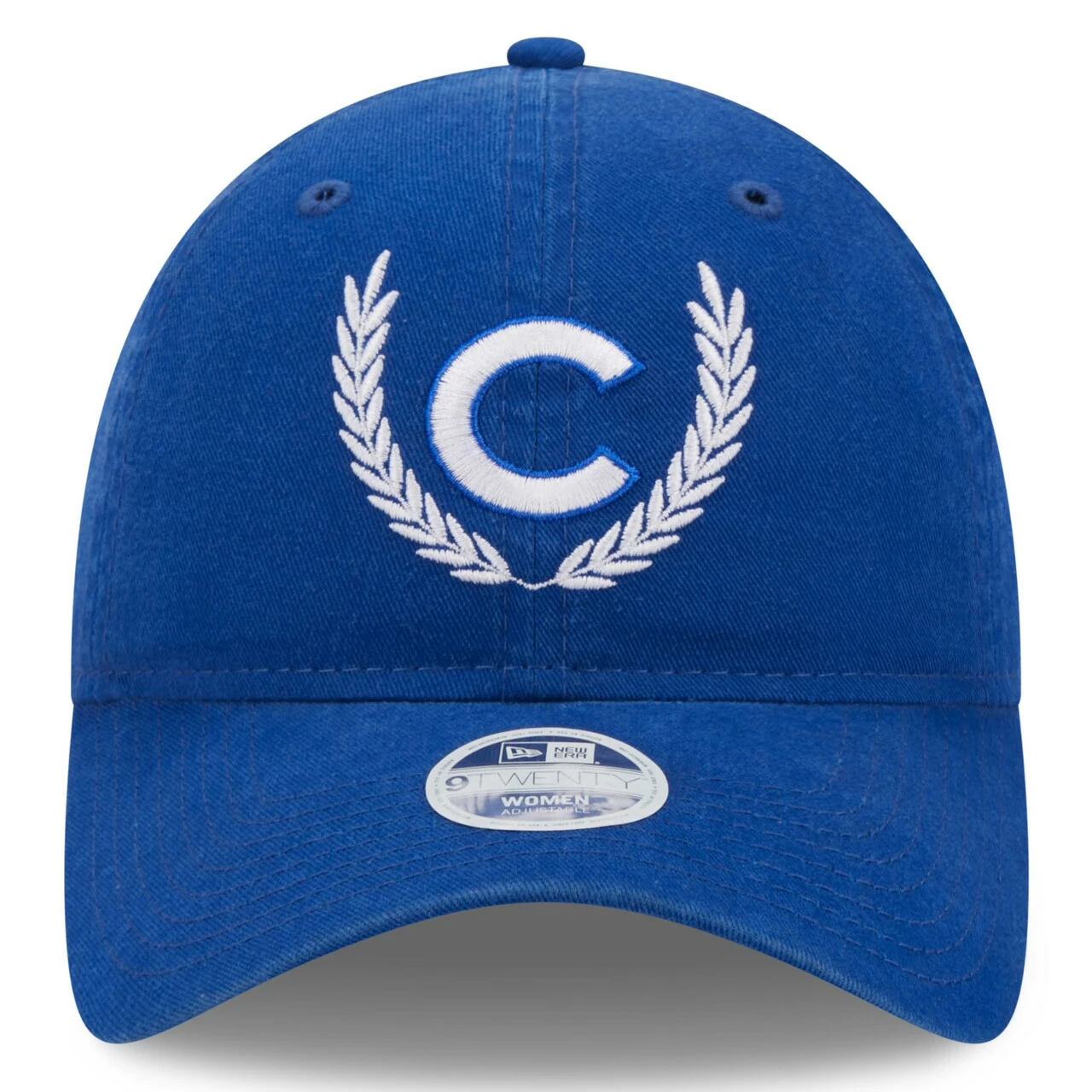 Women's Chicago Cubs New Era Royal Leaves 9TWENTY Adjustable Hat - Image 2