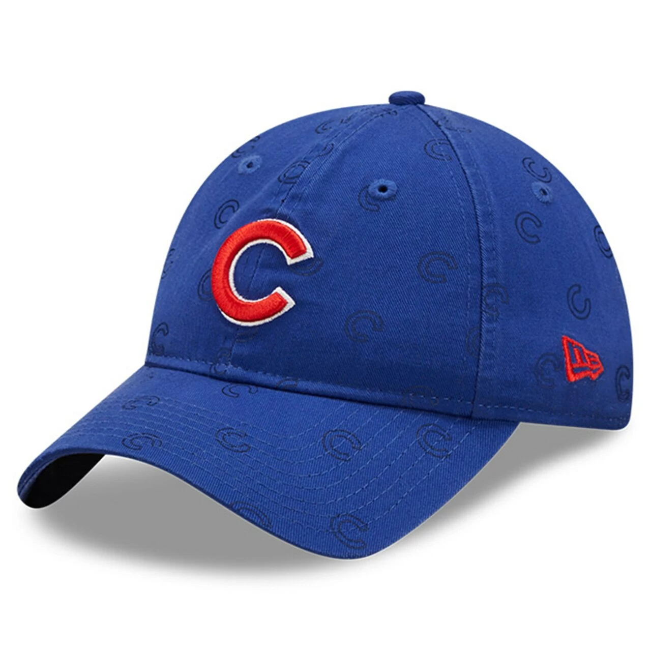 Women's Chicago Cubs New Era Royal Scatter Core Classic 9TWENTY Adjustable Hat