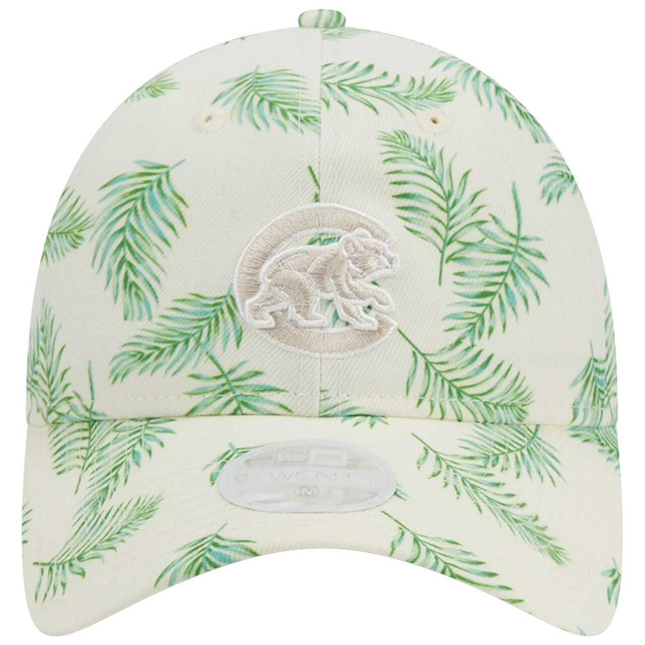 Women's Chicago Cubs New Era White Palms 9TWENTY Adjustable Hat - Image 2