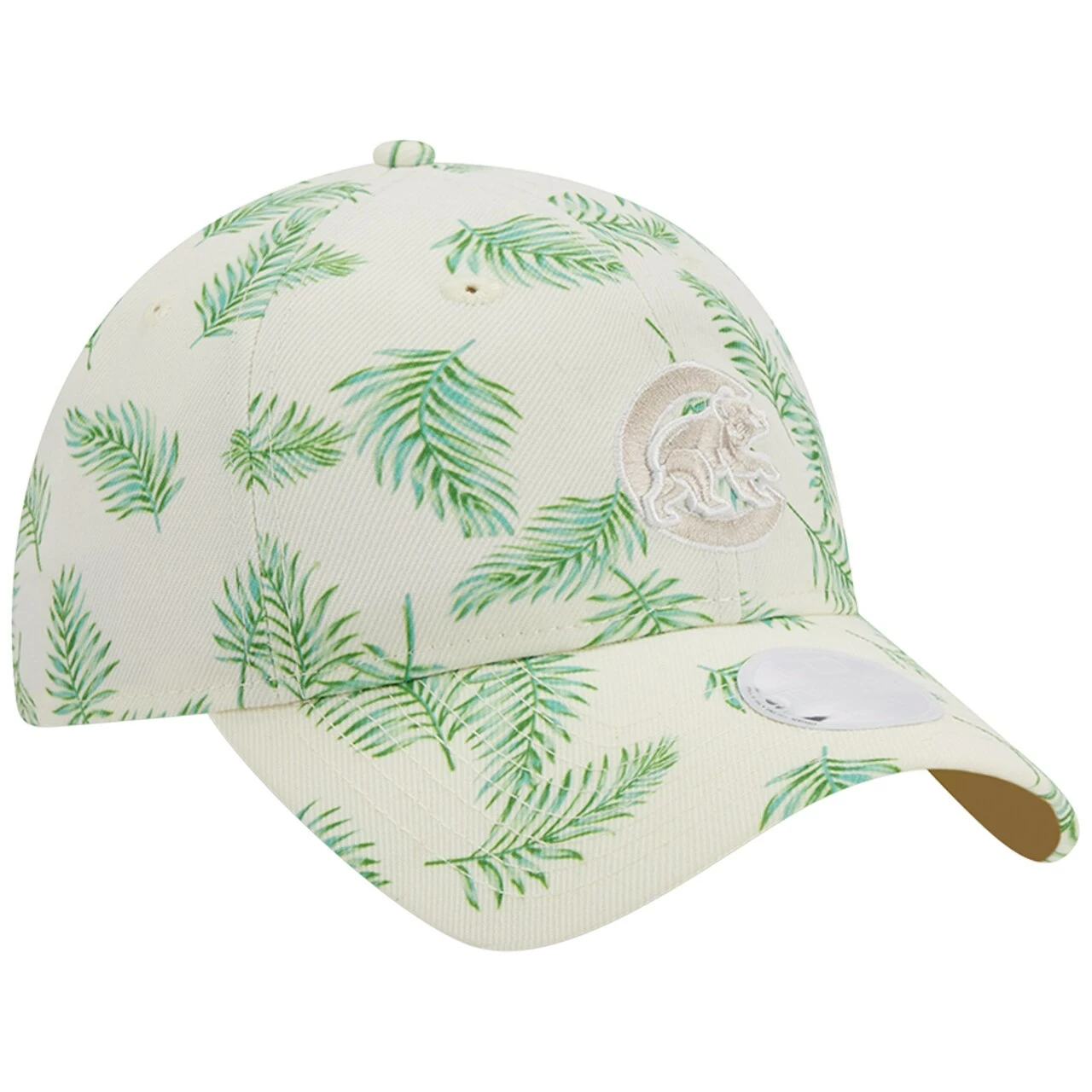 Women's Chicago Cubs New Era White Palms 9TWENTY Adjustable Hat - Image 3