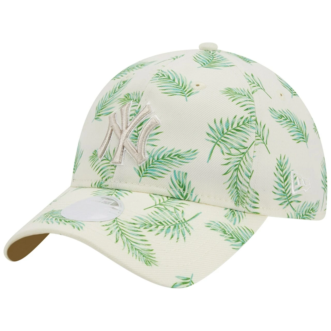 Women's New York Yankees New Era White Palms 9TWENTY Adjustable Hat