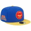 Men's Chicago Cubs New Era Royal/Yellow Empire 59FIFTY Fitted Hat